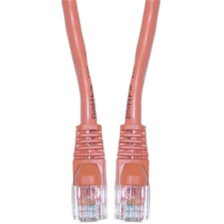 Cable Wholesale CableWholesale 10X8-03110 Cat6 Orange Ethernet Patch Cable  Snagless Molded Boot  10 foot 10X8-03110